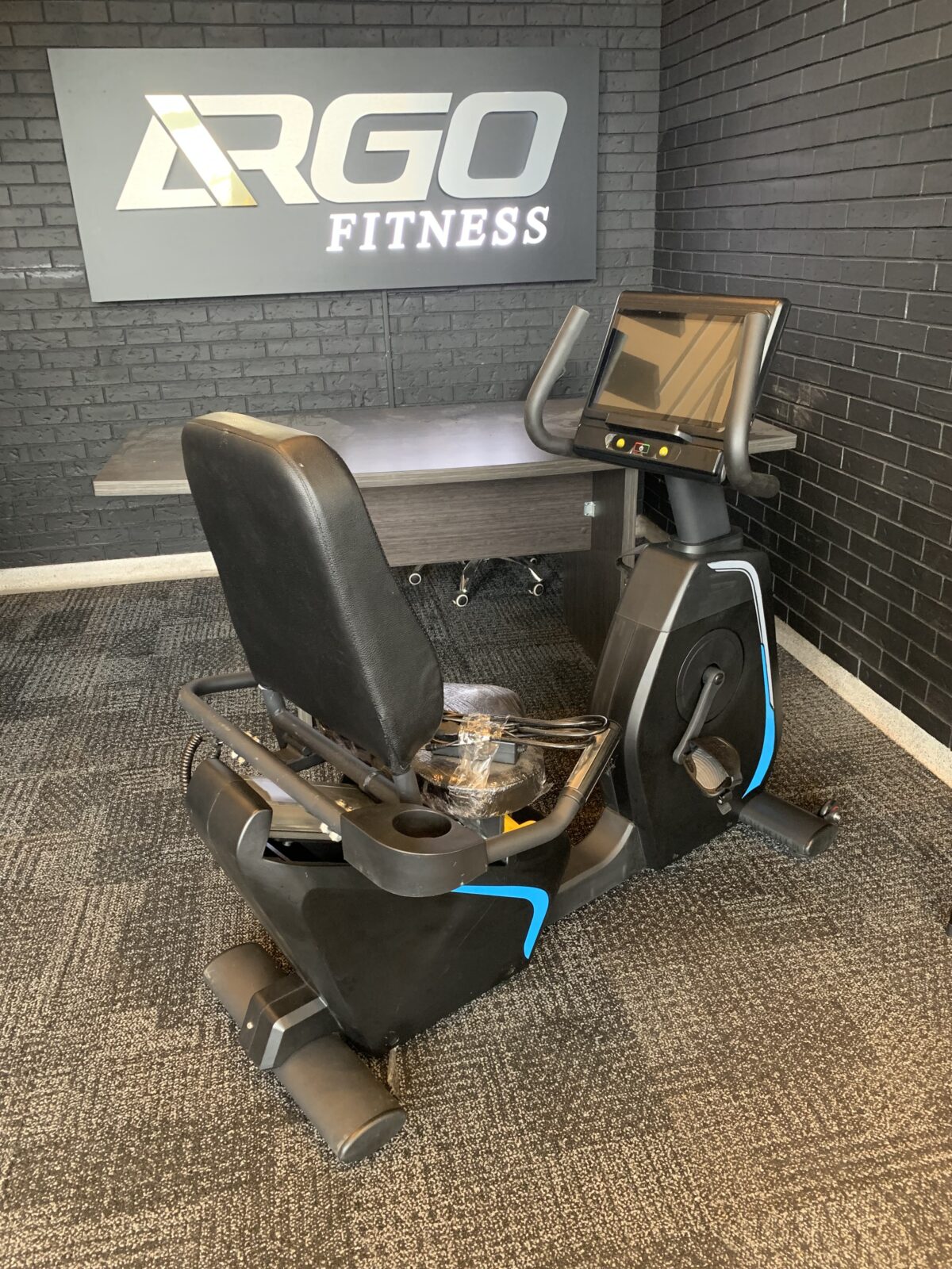 ARGO Fitness   Touchscreen recumbent bike image