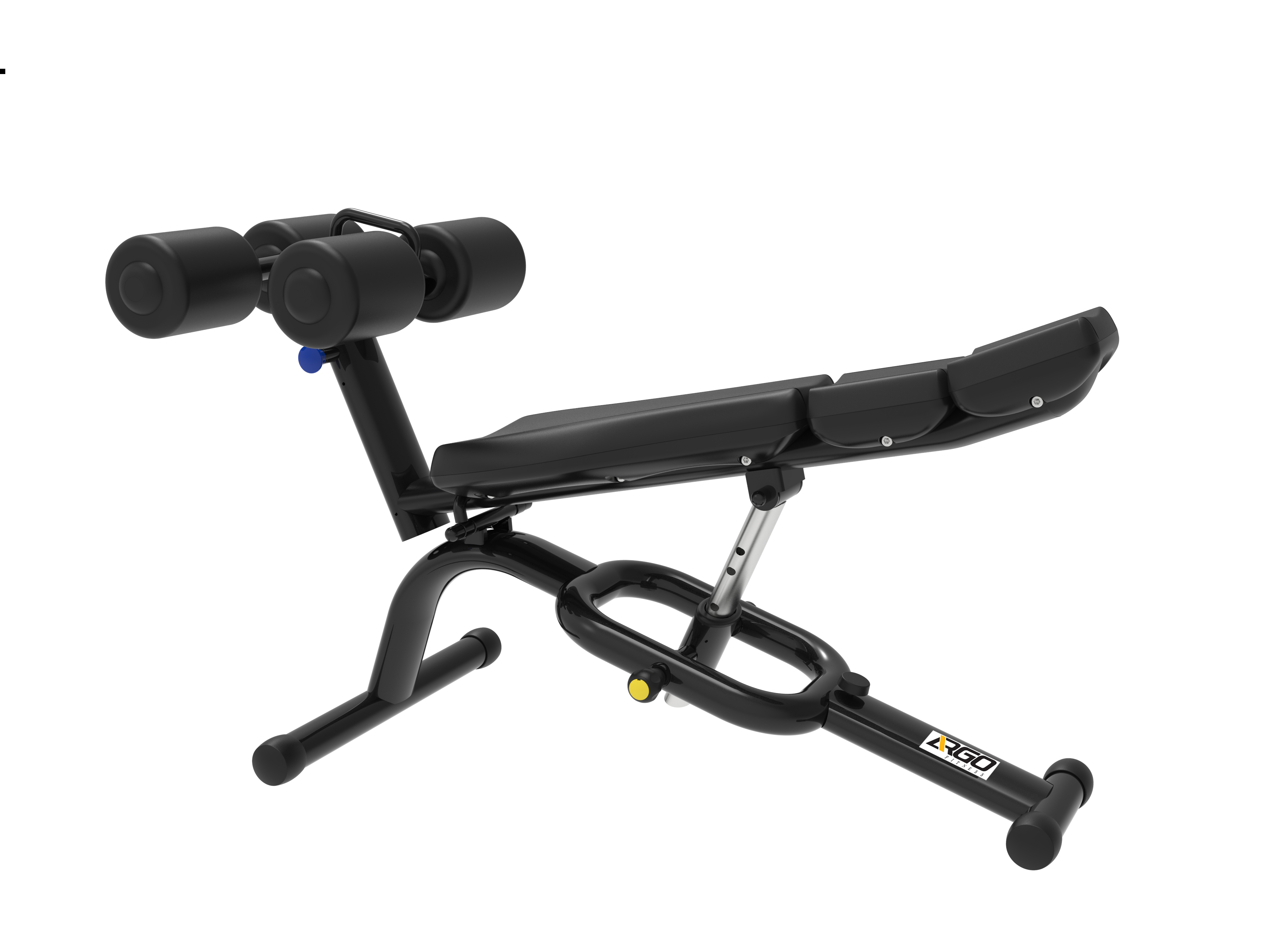 Fitness tech Abdominal Bench Black