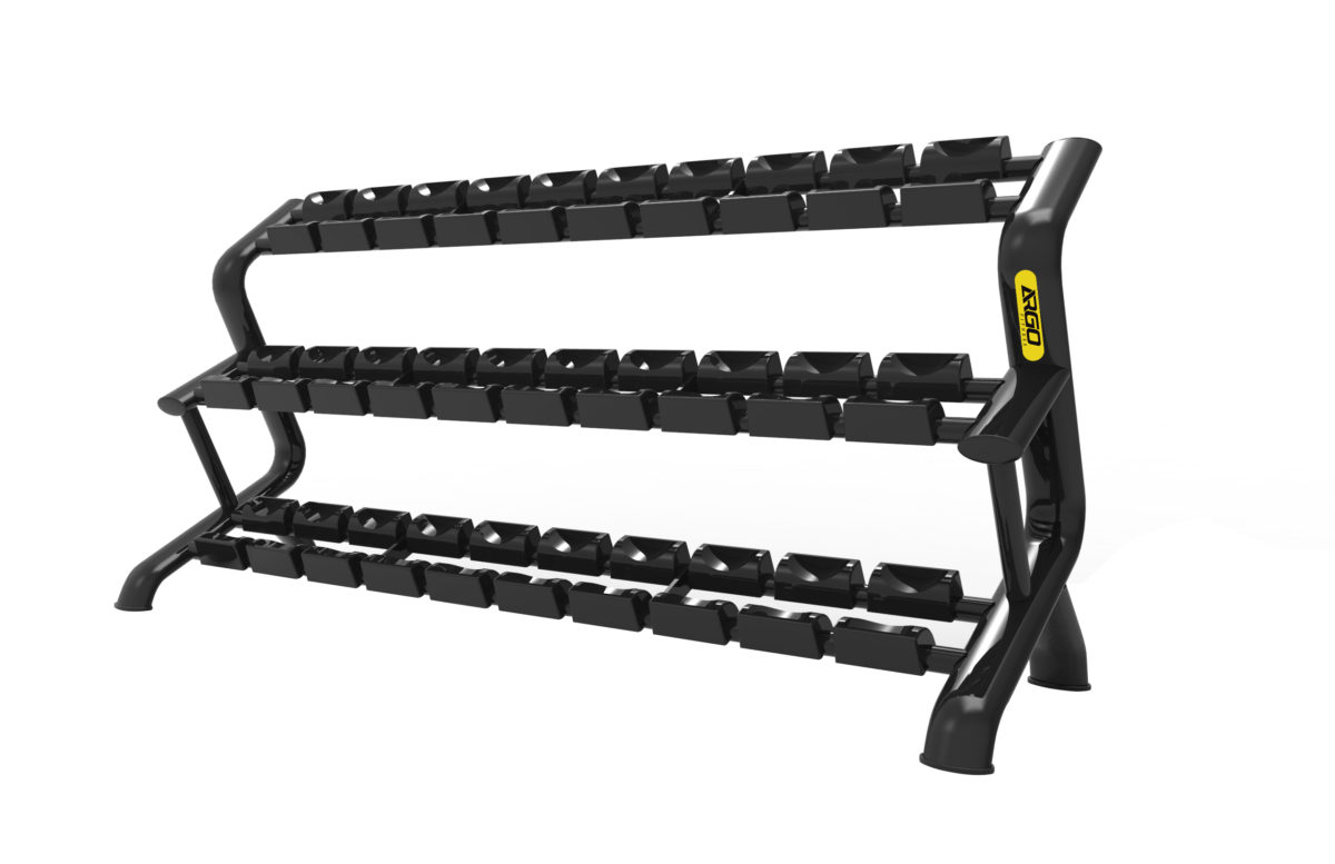 ARGO Fitness   Dumbbell Rack 3 Tier 15P | AF S6B14 image