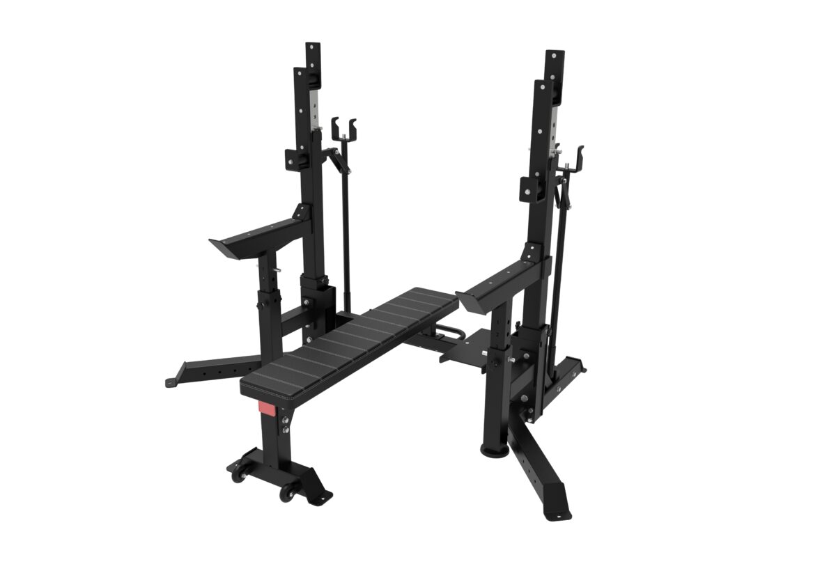 ARGO Fitness   Olympic Competition Bench Press with safety argo fitness commercial gym equipment image
