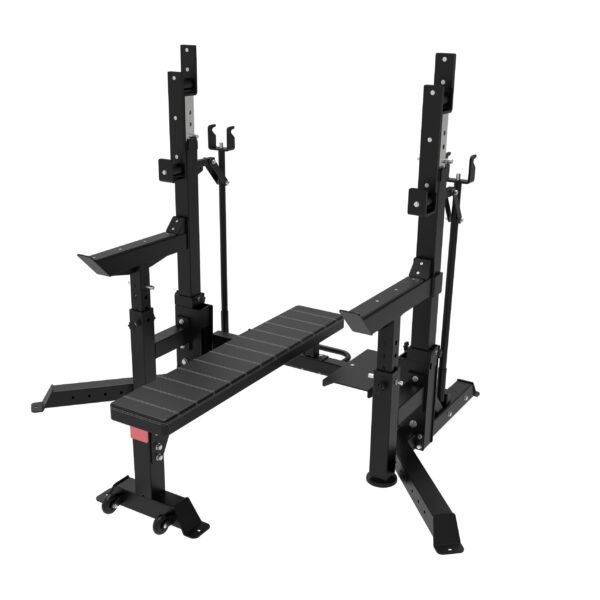 Olympic Competition Bench Press with safety argo fitness commercial gym equipment image