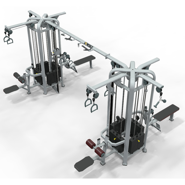 8-station machine gym equipment multi functional image