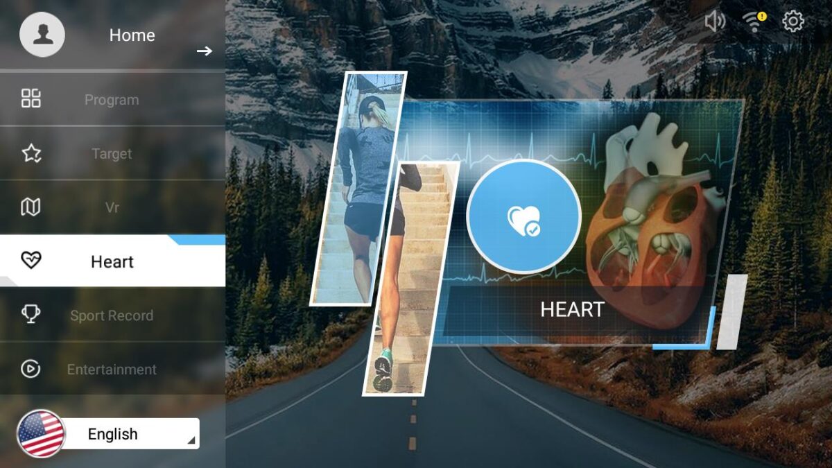 ARGO Fitness   Android Treadmill touchscreen console image