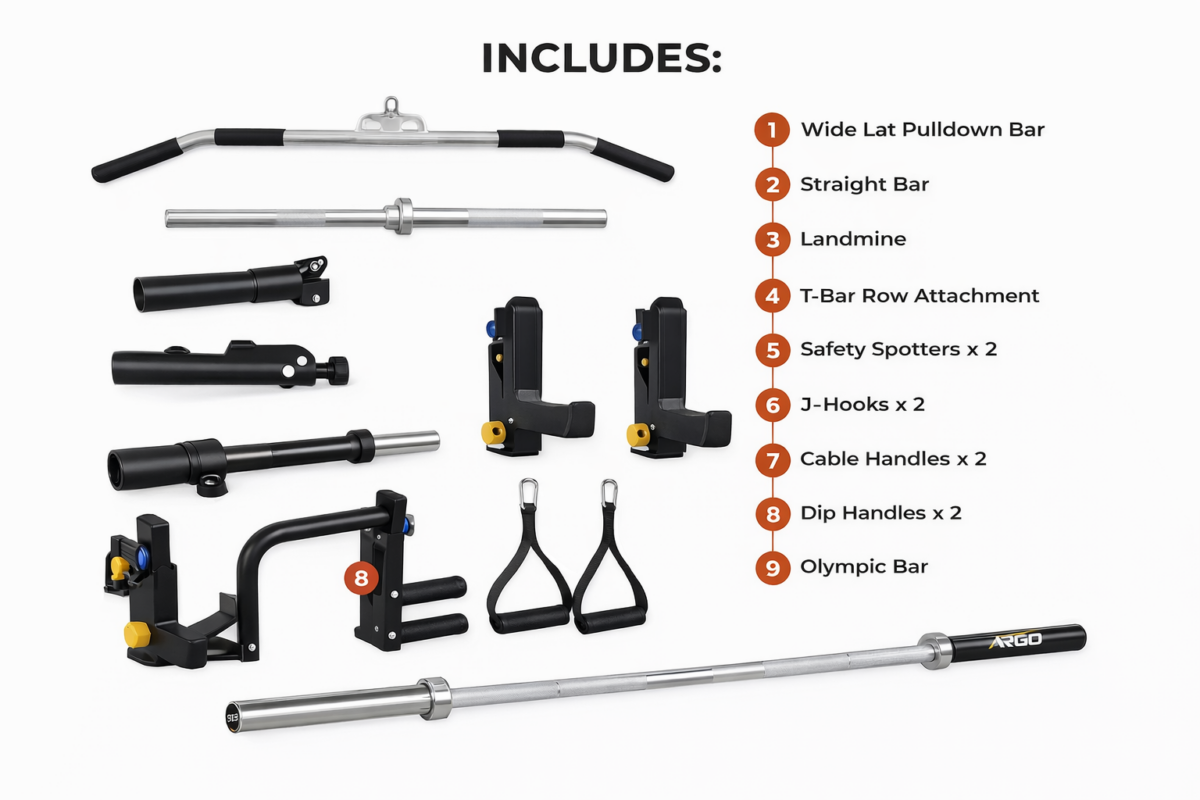 ARGO Fitness   Argo multi functional smith machine accessories