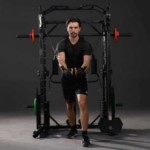 ARGO Fitness   ARGO Multi Functional Smith Machine with Dual Adjustable Pulley and Weight Stack