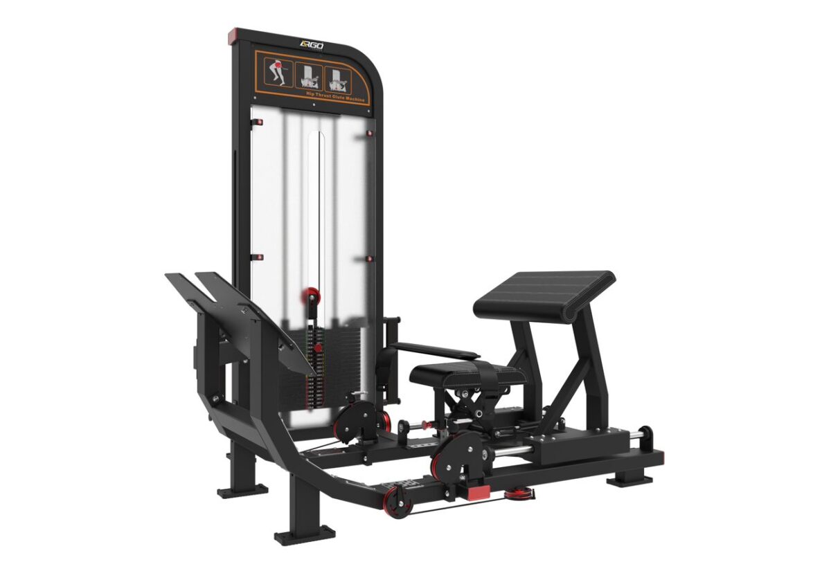 ARGO Fitness   Hip Thrust Glute machine side weight Series 8 Image