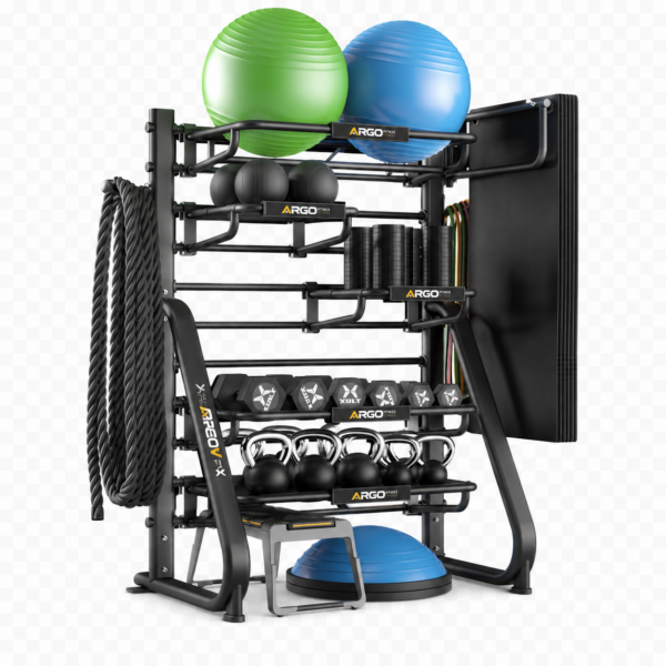 Commercial gym storage rack image